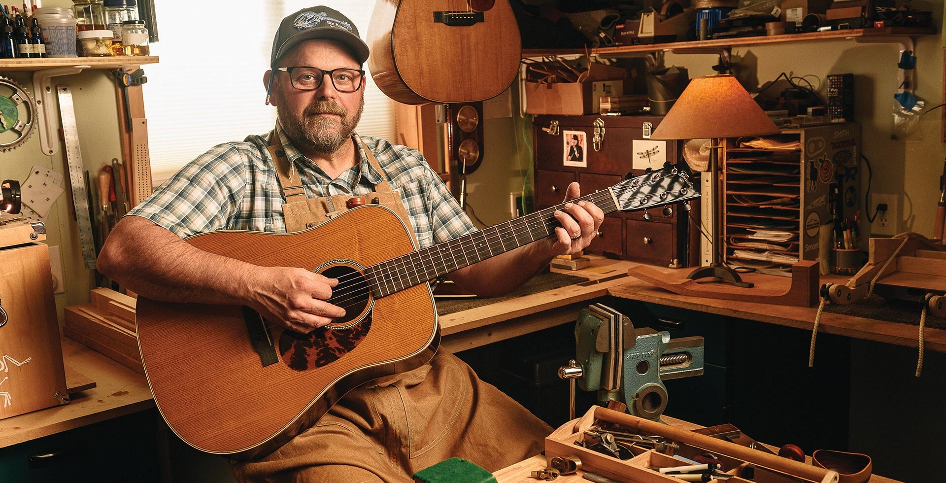 Kurt taught himself how to build guitars and mandolins. He’s now an expert luthier who creates one-of-a-kind instruments for musicians looking for the utmost in craftmanship and quality.